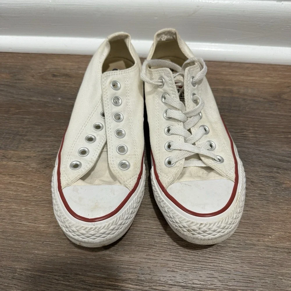 Converse All Star‎ Chuck Taylor Women's White Low Top Shoes Sz 7 School Classic